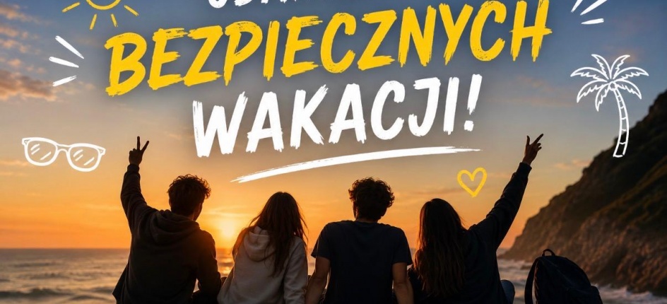 Życzymy słonecznych i bezpiecznych wakacji!!!