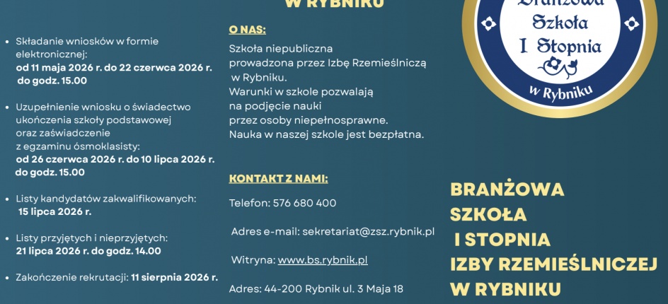 TERMINARZ NABORU NA ROK SZKOLNY 2026/2027